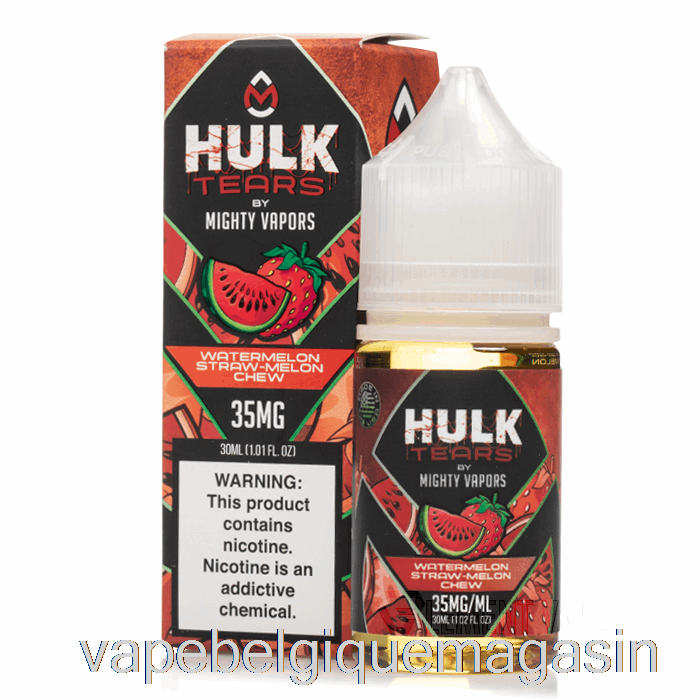 Vape Jetable Pastèque Paille Melon à Mâcher - Hulk Larmes Sels - 30ml 35mg